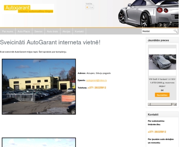 Autogarant, SIA